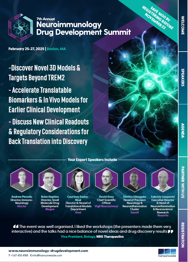 Neuroimmunology Drug Development brochure cover